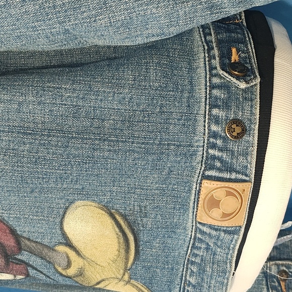 Denim Jacket with Mickey Mouse Design - Picture 5 of 8